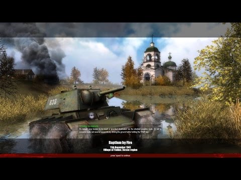 MoW - Men of War - Soviet campaign - Mission 1 - Baptism by Fire - HD
