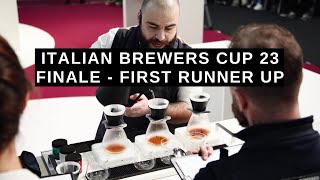 Italian Brewers Cup 2023 - Finale - First Runner up - Matteo D'Ottavio