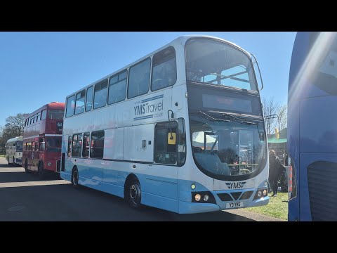 Ride on YMS Travel DAF DB250 Gemini 1 | Y3 YMS, ex-Arriva London DW49 | South East Bus Festival 2025