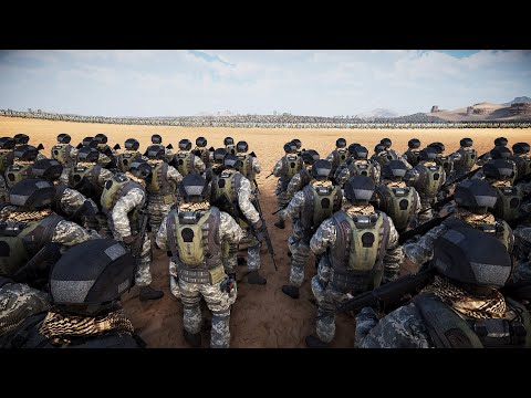 2 Million Medieval Footman Vs 20,000 Modern Soldiers | Ultimate Epic Battle Simulator 2 UEBS