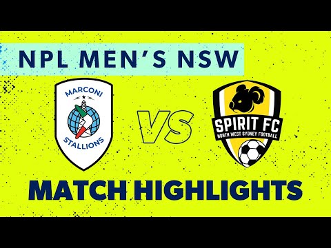 NPL Men's NSW Round 25 Highlights – Marconi v NWS Spirit FC