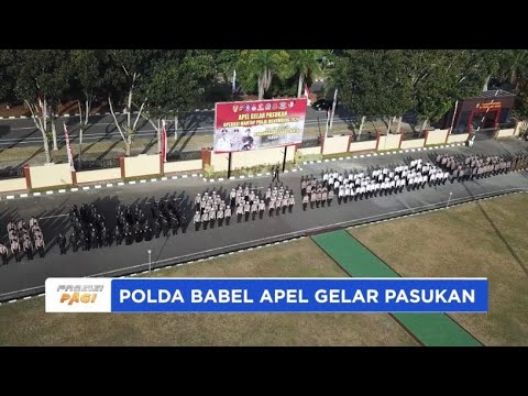 POLDA BABEL APEL GELAR PASUKAN OPERASI MANTAP PRAJA MENUMBING 2024