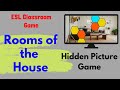 ESL Game Rooms Of The House Hidden Picture Game