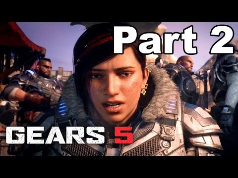 GEARS 5 Co-op Gameplay Walkthrough Part 2 - HOTEL - No Commentary