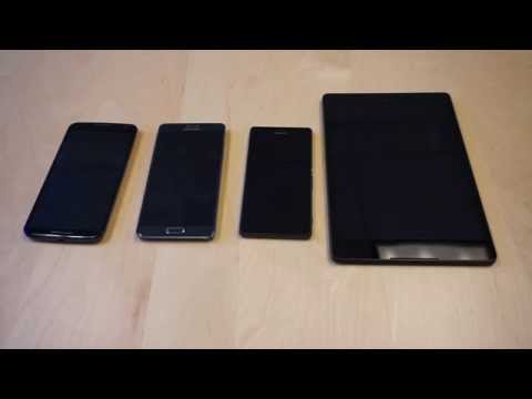 Nexus 6 vs Nexus 9 vs Galaxy Note 4 boot race