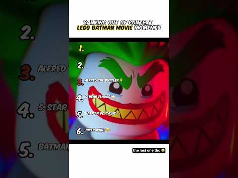 Ranking Lego Batman Movie Moments 😭