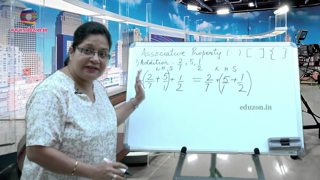 Rational Numbers - Associative Property- 8th Class- Mathematics