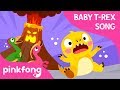 The Volcano Is Erupting | Baby T-Rex Songs | Dinosaur Songs | Pinkfong Songs for Children