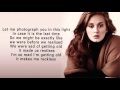 Adele - When We Were Young Lyrics (FROM NEW ...