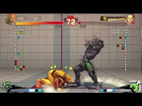 Torimeshi (Dhalsim) vs OnigiriSirasan (Dan) AE2012 Ranked Match *720p HD*