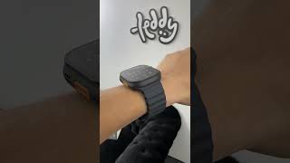 Apple Watch Ultra 2 with Ocean Band Black sits nicely 🖤 #applewatchultra2