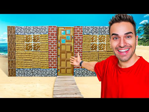 COSTRUISCO UNA CASA DI MINECRAFT NELLA VITA REALE