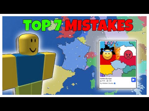 TOP 7 MISTAKES Stopping You From WINNING [Control Europe Roblox]