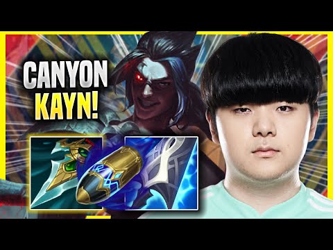 CANYON IS SO CLEAN WITH KAYN! - DK Canyon Plays Kayn JUNGLE vs Elise! | Season 2022