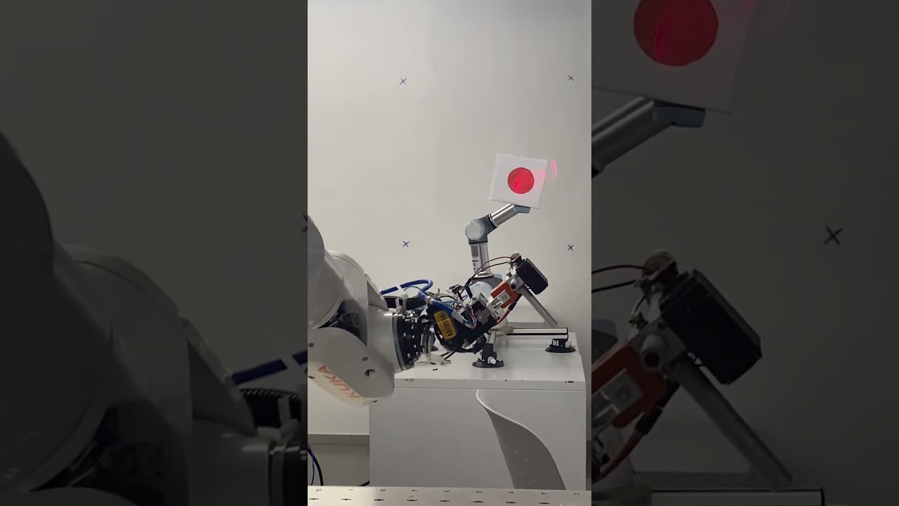 Target tracking by KUKA KR3