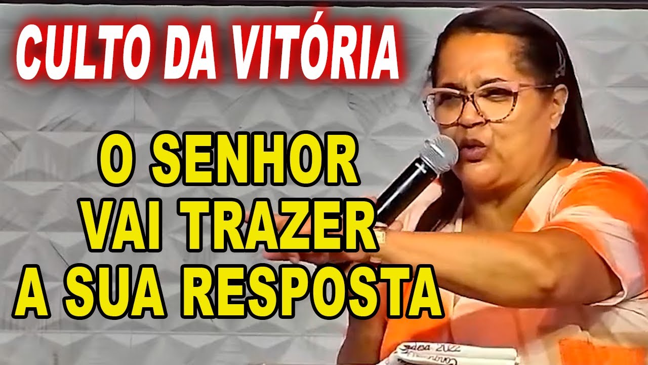 Cristina Maranhão: O SENHOR VAI TRAZER A SUA RESPOSTA!! Culto da Vitória!!