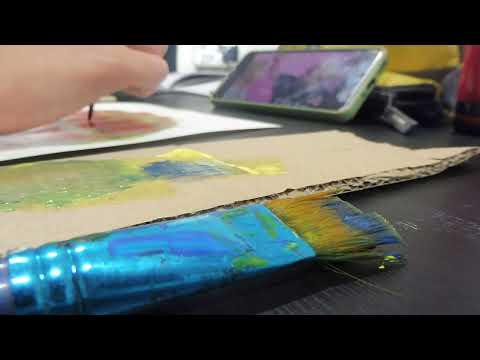 Peinture Make up drag, petit format