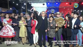 Con emotiva ceremonia se inauguraron las fondas y ramadas 2023 en San Vicente de Tagua Tagua