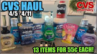 CVS HAUL (4/5 - 4/11) | 13 Items for 55¢ each!