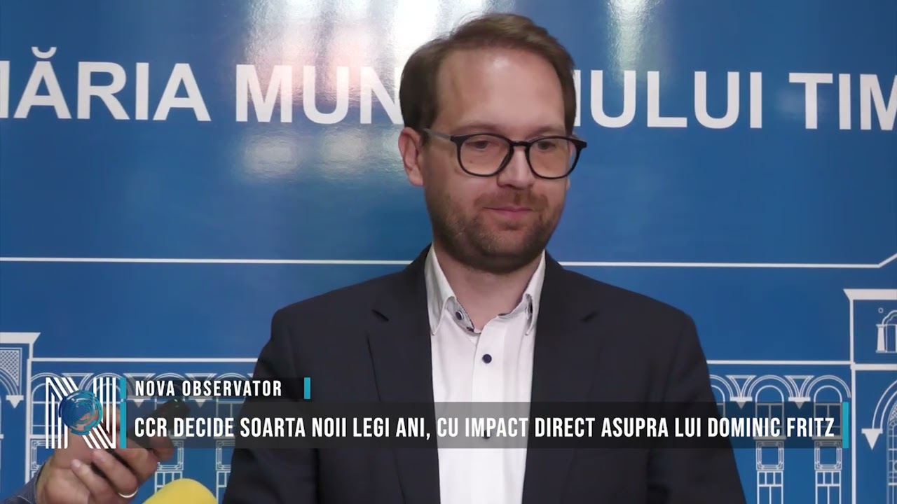 CCR decide soarta noii Legi ANI, cu impact direct asupra lui Dominic Fritz