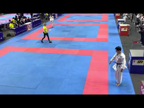 SMOLIGA JULIAN ENRIK vs WILSON JACK Male Kata Bronze medal match Slovakia 42nd Grand Prix 2022