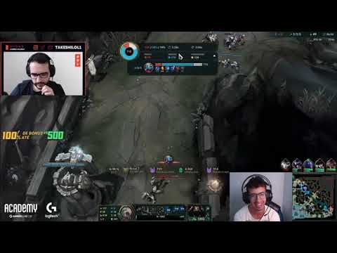 Takeshi reagindo a Renecrodilo (JUKES RULADO PELA LB...)