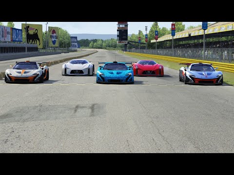 Nissan Concept 2020 Vision GT vs McLaren P1 GTR at Monza Full Course