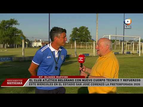Club Atlético Belgrano de San José de la Esquina - Inicio Pre-Temporada 2026 del Fútbol Mayor
