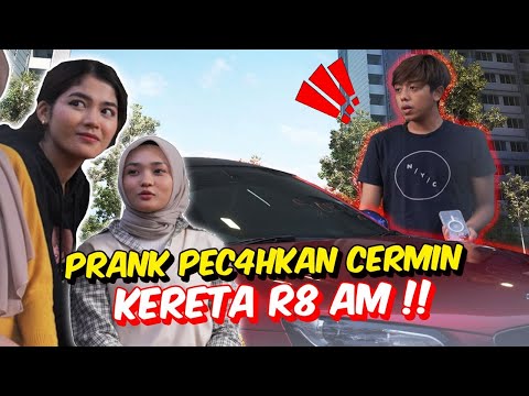 MARSYA , TEAH , ELYA , CUNA & AYA PECAH KAN CERMIN KERETA R8 !! - AM BENG4NG !