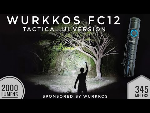[New UI] Wurkkos FC12 SFT40 2000 lumens, Tactical Flashlight