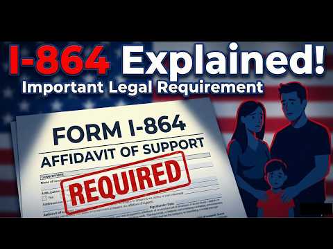 Green Card Sponsor: Form I-864 Explained Simply (Affidavit of Support Guide) #uscis #citizenship