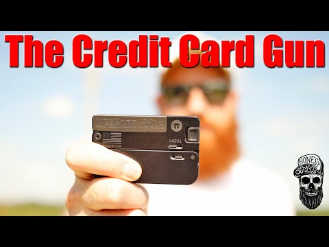 Life Card 22LR Credit Card Gun First Shots Wt PewView
