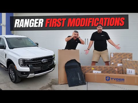 FIRST MODS - We Make The 2024 Ford Ranger FX4 Ours