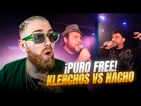 ¡ASÍ SE DEBE HACER UNA BATALLA A PURO FREESTYLE! | KLENCHOS VS NACHO ARGENTINO BDM ESPAÑA