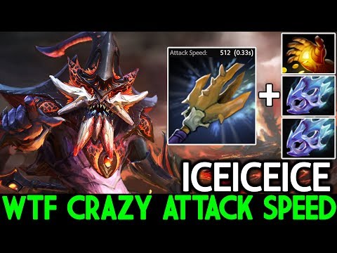 Iceiceice [Slardar] WTF Crazy Attack Speed Max Bash Build 7.21 Dota 2