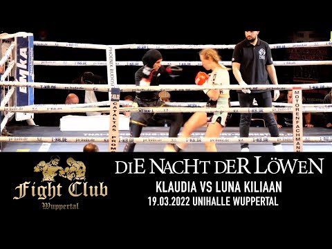 Fight Club Wuppertal präsentiert: Klaudia vs Luna Kiliaan (K1)