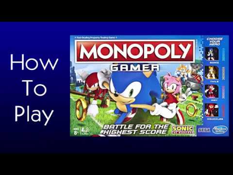 How To Play Monopoly Gamer: Sonic The Hedgehog Board Game (Hasbro 2019)