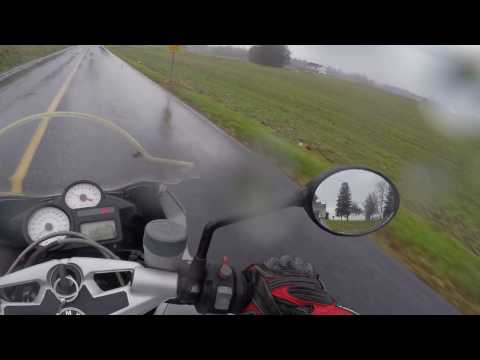 Thumbnail for 2007 BMW K1200R sport Rain test Drive by BMW K1200R