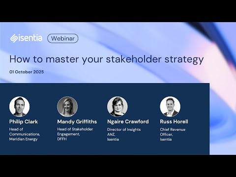 Webinar: How to master your stakeholder strategy