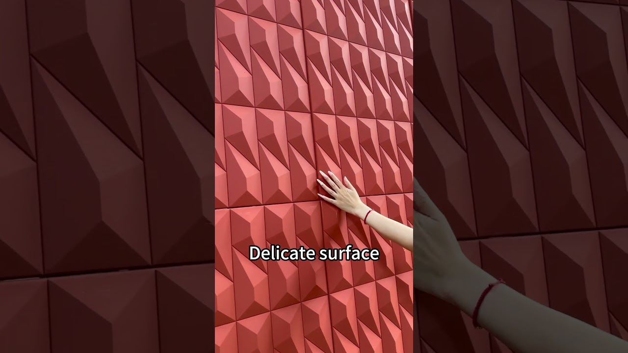 #wallpanel #wallpaper #pustone #homedecor 3d modelling plate pu stone wall panel wall decor