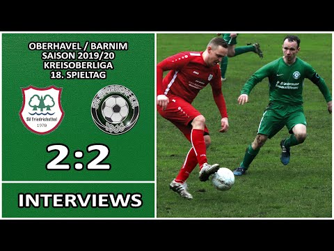 SV FRIEDRICHSTHAL - SG STORKOW 2:2 - Interviews [KOL 2019/20 - 18.Spieltag]