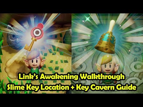 Key Cavern + Slime Key Location Walkthrough - The Legend of Zelda: Link's Awakening (Switch)