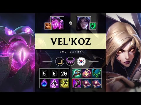 Vel'Koz Carry vs Kai'Sa - KR Master Patch 25.13