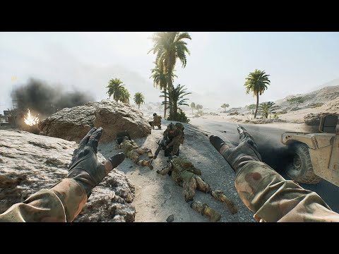Battlefield 2042: Portal Milsim | Arica Harbor | 60 FPS Hardcore No HUD