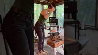 Forging a custom marlin spike🔥 #blacksmith#forge#smallbusiness#farrier#handmade#metalwork#asmr