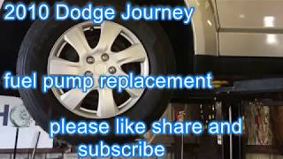 2010 Dodge Journey. how to replace fuel pump