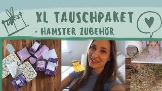 Hamster Zubehör von Trixie, JR Farm, RealNature: Unboxing XL Tauschpaket :)