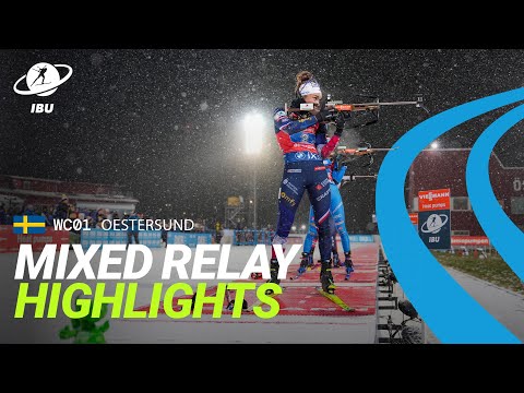 Three-Way Battle to the End! | Mixed Relay Highlights – Oestersund