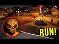 IF YOU EVER SEE THIS PUMPKIN MAN OUTSIDE YOUR HOUSE... RUN AWAY FAST!! (SCARY)