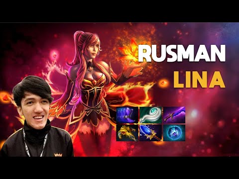 Rusman Lina Pro GamePlay Dota 2